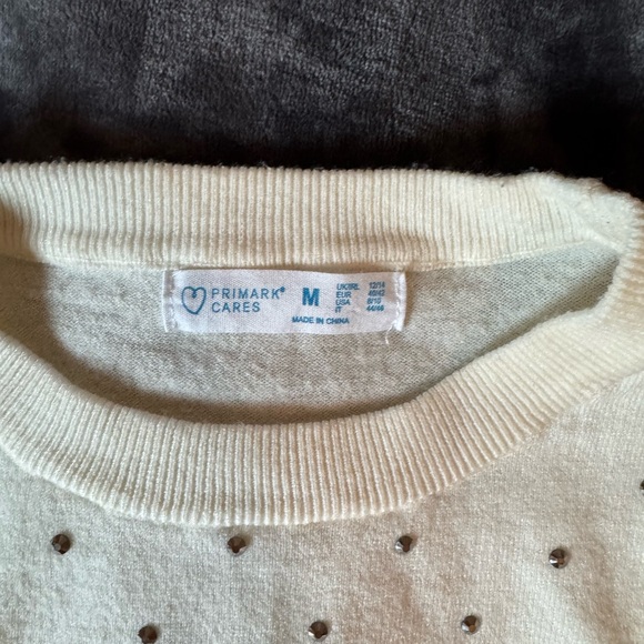 PRIMARK Cream Polka Dot Sweater - Picture 4 of 5